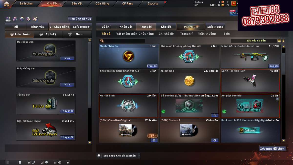 shop acc cf uy tin gia re